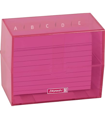 Metzger&Mendle Card Index Box Assorted (69 X 50 Mm