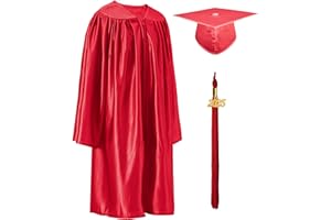 GraduatePro Kinder Abschluss Talar und Doktorhut 2025 Quaste Für Vorschule Kindergarten Abschlussfeier