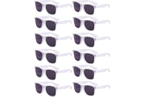 Eyegla 12 Stücke Bunte Neon Party Sonnenbrillen Set Vintage Coole Lustige Party Brillen Für Damen Herren