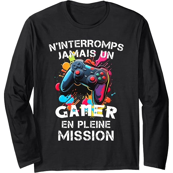 ApiDesign T-Shirt Gamer talentueux geek ado accro jeux vidéo console ApiDesign T-Shirt Gamer talentueux geek ado accro jeux vidéo console