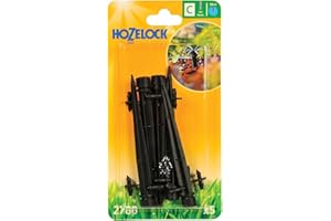 HOZELOCK LTD Hozelock 2788P0000 End Line Adjustable Mini Sprinkler Stake, 4 mm - Pack of 5, Multi-Colour