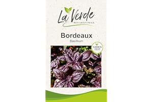 LA VERDE MEIN GARTEN UND ICH. Basil Bordeaux Fulvio Herb Seeds