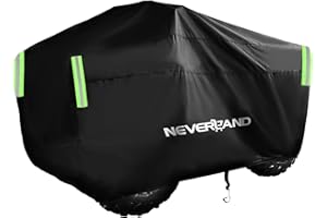 Housse de Protection pour Quad NEVERLAND 300D Bâche de Protection pour ATV Quad Cover étanche avec Bandes Réfléchissantes & Bande élastique Imperméable Coupe-Vent Anti-UV 200 * 95 * 106cm