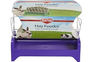 Kaytee Free Standing Trough Hay Feeder Assorted 7 inches