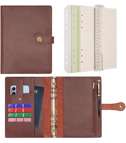 Filofax Pocket Classic Croc organizer - Kastanje