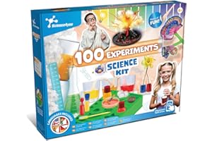 Science4you 100 eksperymentów naukowych dla dzieci - mały chemiczny zestaw edukacyjny do nauki fizyki, chemii, zabawki edukacyjne, oryginalne prezenty dla dzieci 8, 9, 10, 11+