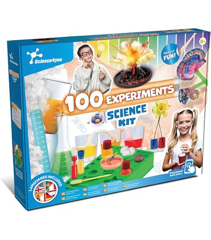 Kit d'expériences scientifiques pour enfants - TWINBIRD - 50 expériences - Dès 8 ans - STEM - 28