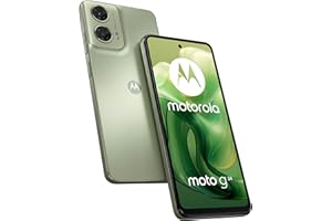 Motorola Mobility Moto g24 Smartphone (6,56"-HD+-Display, 50-MP-Kamera, 8/128 GB, 5000 mAh, Android 14) Ice Green, inkl. Schutzcover + Handyhalterung [Exklusiv bei Amazon]