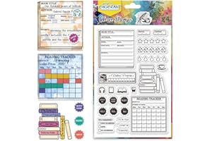 CHGCRAFT Sellos transparentes de silicona transparente para manualidades, álbumes de recortes, decoración de álbumes de fotos, 4.3 x 6.3 pulgadas