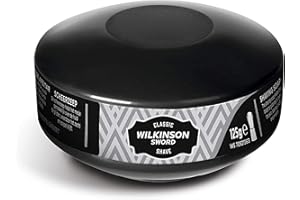 STERLINGSQUARE Wilkinson Sword Vintage Edition Men's Shaving Soap in Jar 125g - Enhances Blade Glide & Nourishes Skin - Premium Classic Shaving Soap for Safety Razor & Brush