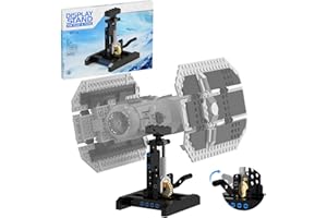 MILLIONSPRING Espositore per Lego TIE Bomber 75347, staffa creativa multifunzionale ad angolo regolabile, regalo giocattolo per i fan di Star Wars, solo supporto (84 pezzi)