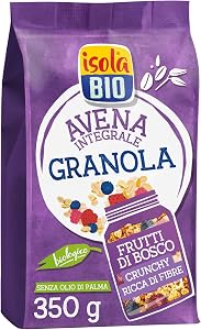 Isola Bio Granola Crunchy Biologica Frutti di Bosco 350gr