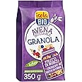 Isola Bio Granola Crunchy Biologica Frutti di Bosco, Tostata al Forno, Cereali da Colazione con Lamponi, Mirtilli e Fragole, 