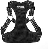 Best Pet Supplies Voyager ayarlanabilir k&ouml;pek koşum takımı, yansıtıcı şeritli, y&uuml;r&uuml;y&uuml;ş, koşu i&ccedil;in, ağır hizmet tipi, tam g&ouml;vd