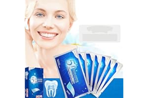 HKBTCH Whitening Strips, Bleaching Zähne Aufhellen, 28 Streifen Zahnaufhellung Stripes, Non Sensitive Weiße Zähne, White Zähne Bleaching Stripes mit Minze Geschmack