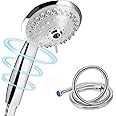 Handheld Shower Head,Shower Heads High Pressure,Shower Head with Hose,Self-Cleaning ShowerHeads,Universal Shower Head,5 Spray
