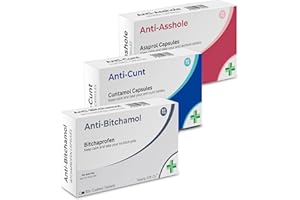 YEARLY GIFT CO 3 PCS Funny Joke Pill Box Gag Gifts - Fill Your Own Treats Novelty Rude Gift Secret Santa Gifts for Him/Her: Stocking Fillers, Prank Xmas Gifts - Christmas Presents for Men/Women with a Humorous Twist