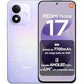 REDMI Note 17, Smartphone 4+128GB, Celestial Purple, 7700mAh Battery | Camera 50 MP, 45 W Charge, 6.99" FHD+ GOLED Display, H