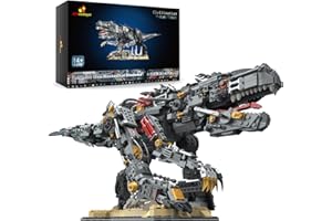 JMBricklayer Ensemble De Construction Dinosaure Cool pour Adultes 70001, Kit Semi-Mécanique Amélioré Tyrannosaure Rex T-Rex, Jouets À Collectionner Ou Modèle D'affichage, Cadeaux pour Garçons Et