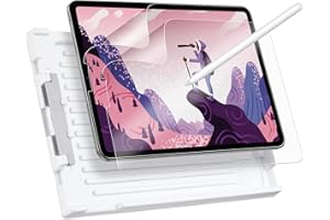 ESR Paper-Feel Screen Protector Compatible with iPad Pro 12.9 Inch (2022/2021/2020/2018), Put Pencil to Paper, Thin and Responsive, Easy Application Tray, Scratch Protection, 2 Pack