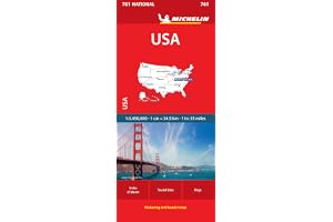 USA - Michelin National Map 761: Straßen- und Tourismuskarte 1:3.450.000