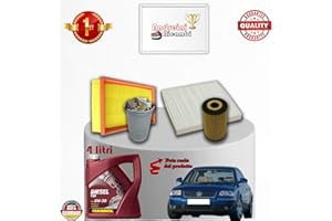 HOFFMAN AUTOMOTIVE KIT TAGLIANDO FILTRI + OLIO PASSAT V 1.9 TDI 97KW 130CV DAL 2001 -> 2005
