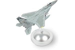 NUOTIE F-15C Eagle 1/100 Kit Modello di Aeroplano in Metallo Gulf Spirit Modello di Caccia Pressofuso in Lega Jet con Supporto Replica Collezione di Aerei Militari Precostruiti