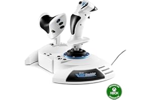 Thrustmaster T.Flight Hotas One Microsoft Flight Simulator Edition - Le HOTAS d'initiation Le Plus Populaire, désormais sous Licence Officielle Microsoft Flight Simulator sur Xbox Series X|S et PC