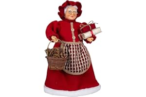 Christmas Paradise stehende Weihnachtsfrau Ida Dekofigur Mrs. Santa Rot 45cm