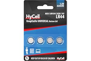 ANSMANN Hycell 1516-0024 Zestaw Baterii, Srebrny, LR44