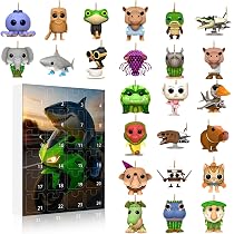 Calendario De Adviento Tung Tung Sahur 2025 - 24 Figuras Acrílicas, Colección Oficial Italiana
