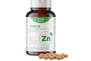 F B PHARMA FB Pharma - integratore zinco - 180 perle in softgel in zinco solfato - contribuisce alla normale fertilità maschile / fertilità femminile - mantenimento dei livelli normali di testosterone