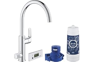GROHE Blue Pure Eurosmart Rubinetto per Lavello Cucina, con filtro acqua incluso, 30383000