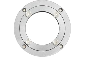 DUCHUNSHENG Turntable Base Bearing 25 30 40 50 60 70cm Lazy Susan Turntable Swivel Plate Base, 360 Degree Rotating Turn Table Rings For Dining Table, Non-slip Foot Pad, Heavy Duty Turntable Hardware