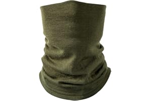 Villand Halswärmer aus 100% Merinowolle für Damen und Herren, doppellagiger, nahtloser Halswärmer für den Wintersport mit Geschenkbox