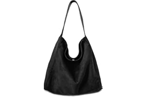 Gluckstar Sac a Main Femme Grand Sac Cabas Femme, Tote Bag Femme, Sacs à Main Portés épaule Femme, Sac de Cours, Sac en Daim Suédé pour le Quotidien, Travail et Courses