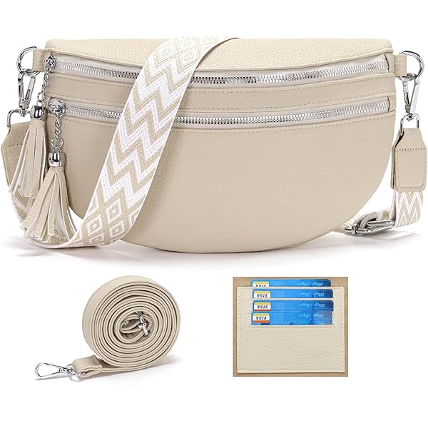 Borsa A Tracolla Donna In Corda Verde - Marsupio Sportivo 34x11x15cm, Regolabile, Per Sport E Daily - Foto 7