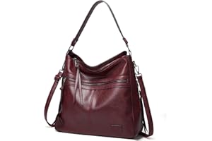 Sacmill Damen Handtasche PU Leder Umhängetasche Shopper Top-Griff Tragetaschen Elegant Schultertasche für frauen