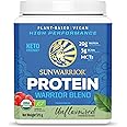 Sunwarrior Organic Plant Based Blend Natural Protein Powder, 375 g