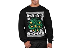 Graphic Impact Funny Inspired Dragon and Ball Player Ugly Christmas Sweater Xmas Jumper