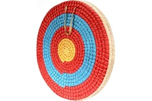 AUVIM Archer Cible d'arc en Herbe pour Arc récidivant Arc Composite ou Arc Long 20 Pouces Cible d'arc Traditionnelle pour Les Enfants et Les Adolescents