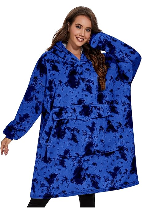 Tuopuda Kersttrui Voor Dames En Heren, Oversized Met Capuchon