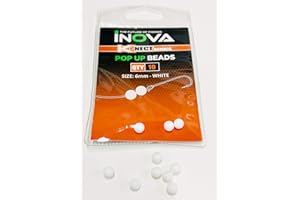 Inova Pop Up Floating Beads White 6mm / Leeda