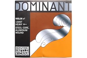 THOMASTIK-INFELD Thomastik cuerda suelta para 4/4 violín dominant - cuerda mi núcleo de acero, entorchado de aluminio, fuerte, bola.