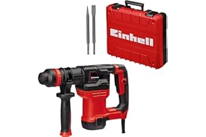 Einhell Martello demolitore TE-DH 5 (5 J, mandrino portautensile con attacco SDS Plus, impugnatura antivibrante, impugnatura supplementare flessibile, E-Box inclusa)
