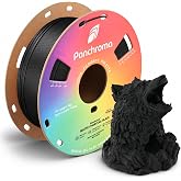 Polymaker Panchroma Mat PLA Filament, Mat K&ouml;m&uuml;r Siyahı 1,75 mm 1 kg 3D Baskı Filamenti, Eskiden Polyterra Mat 3D Yazıcı PLA F
