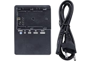 FIRPOESL LP-E6 Kamera Akku-Ladegerät für Canon LC-E6 LC-E6N EOS 90D 80D 70D 60D 60DA 7D Mark II 7D 6D Mark II 6D 5D Mark IV 5D Mark III 5D Mark II 5Ds 5DSR EOS R5 R5 C R6 R6 MarkII R7 Akku-Schnellladegerät