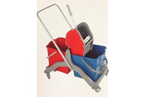 CLEANSV Nova Auro - Doppio secchio per mocio con carrello