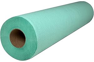 MUNTRADE Papel Camilla Parafinado Antigoteo Verde | 60 cm x 70 m (1 Rollo Sin Precorte)