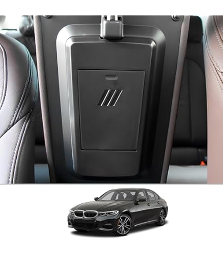 Consola Central De Coche Reposabrazos Caja De Almacenamiento Bandeja Organizador Antideslizante Esteras Para BMW Nueva Serie 3 G20 G21 G28 Accesorios 2019 2020 2021 (LHD